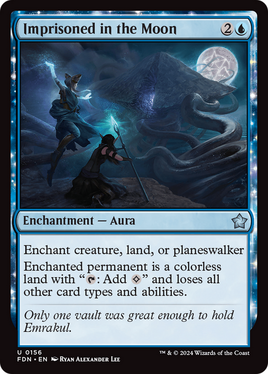 Imprisoned in the Moon (FDN-156) - Foundations: (enchantment) Foil