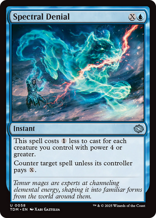 Spectral Denial (TDM-058) - Tarkir: Dragonstorm