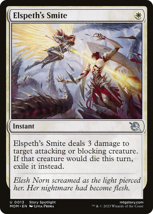 Elspeth's Smite (MOM-013) - March of the Machine Foil
