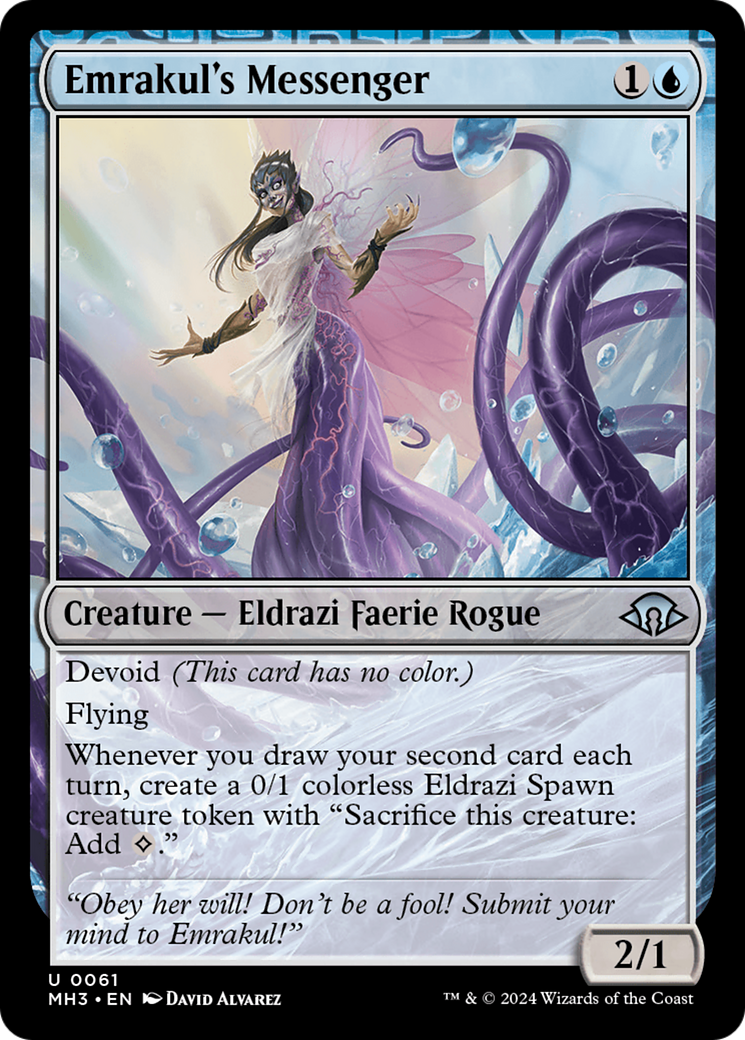 Emrakul's Messenger (MH3-061) - Modern Horizons 3: (devoid) Foil