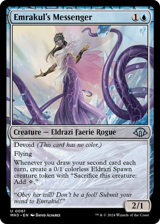 Emrakul's Messenger (MH3-061) - Modern Horizons 3: (devoid) Foil