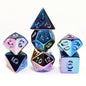 Rainbow Electroplated Dice Set