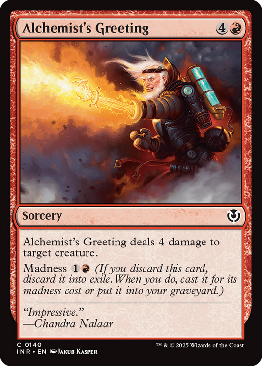 Alchemist's Greeting (INR-140) - Innistrad Remastered Foil