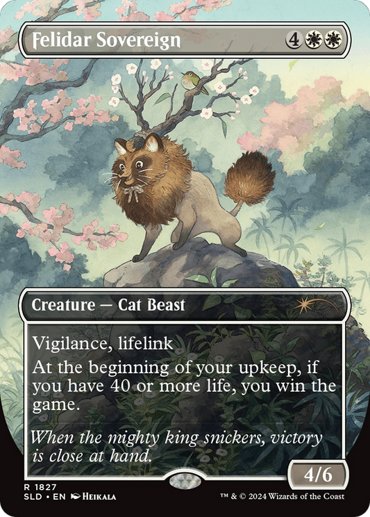 Felidar Sovereign (SLD-1827) - Secret Lair Drop (Borderless) Foil