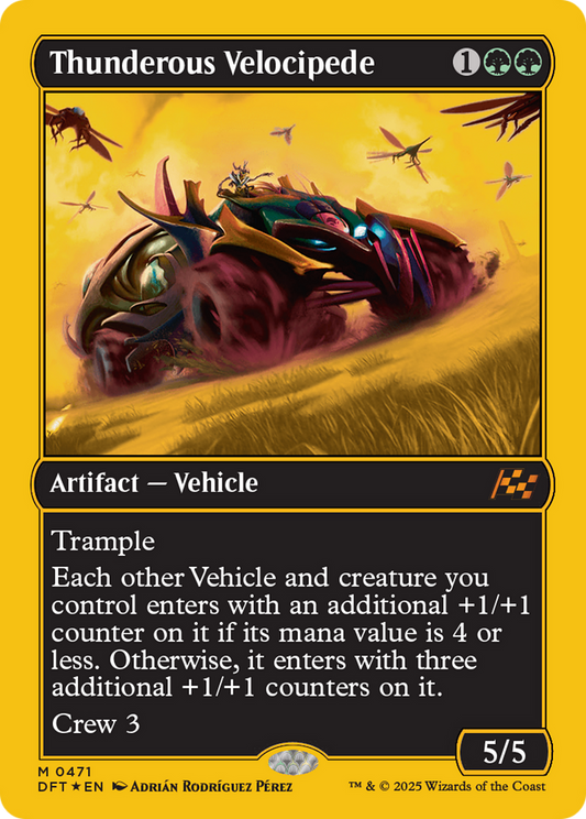 Thunderous Velocipede (DFT-471) - Aetherdrift Foil