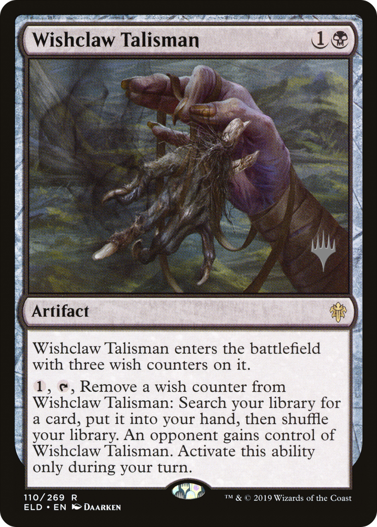 Wishclaw Talisman (PPELD-110) - Throne of Eldraine Promos Foil