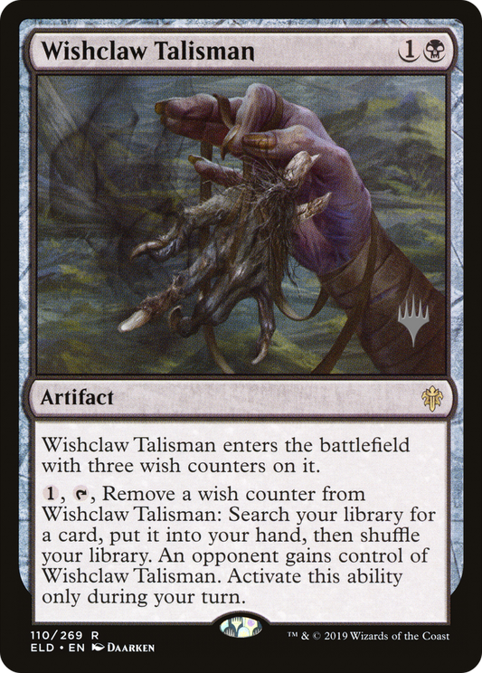 Wishclaw Talisman (PPELD-110) - Throne of Eldraine Promos Foil