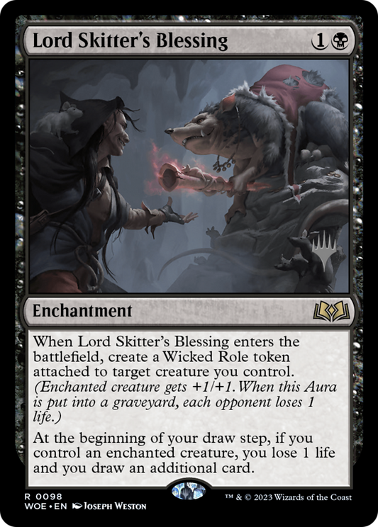 Lord Skitter's Blessing (PPWOE-098) - Wilds of Eldraine Promos Foil
