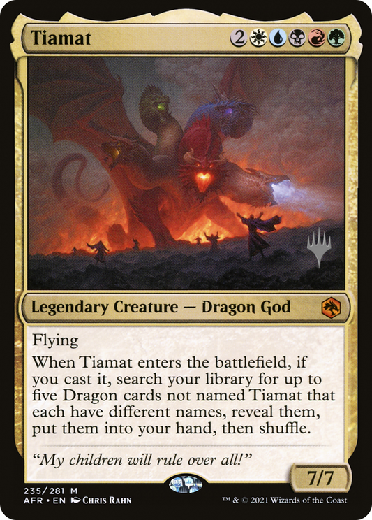 Tiamat (PPAFR-235) - Adventures in the Forgotten Realms Promos