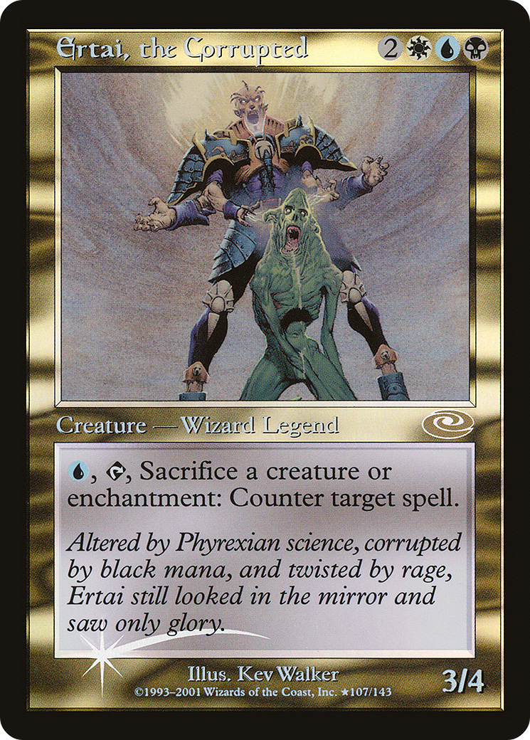 Ertai, the Corrupted (Alt. Art Foil) (PLS-107) - Planeshift