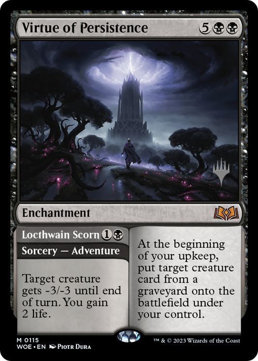Virtue of Persistence (PPWOE-115P) - Wilds of Eldraine Promos Foil