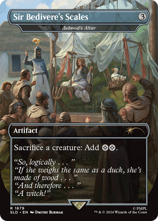 Ashnod's Altar (SLD-1679) - Secret Lair Drop / Sir Bedivere's Scales (Borderless)