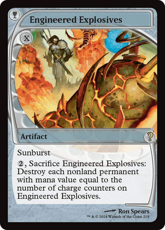 Engineered Explosives (MB2-218) - Mystery Booster 2 Foil