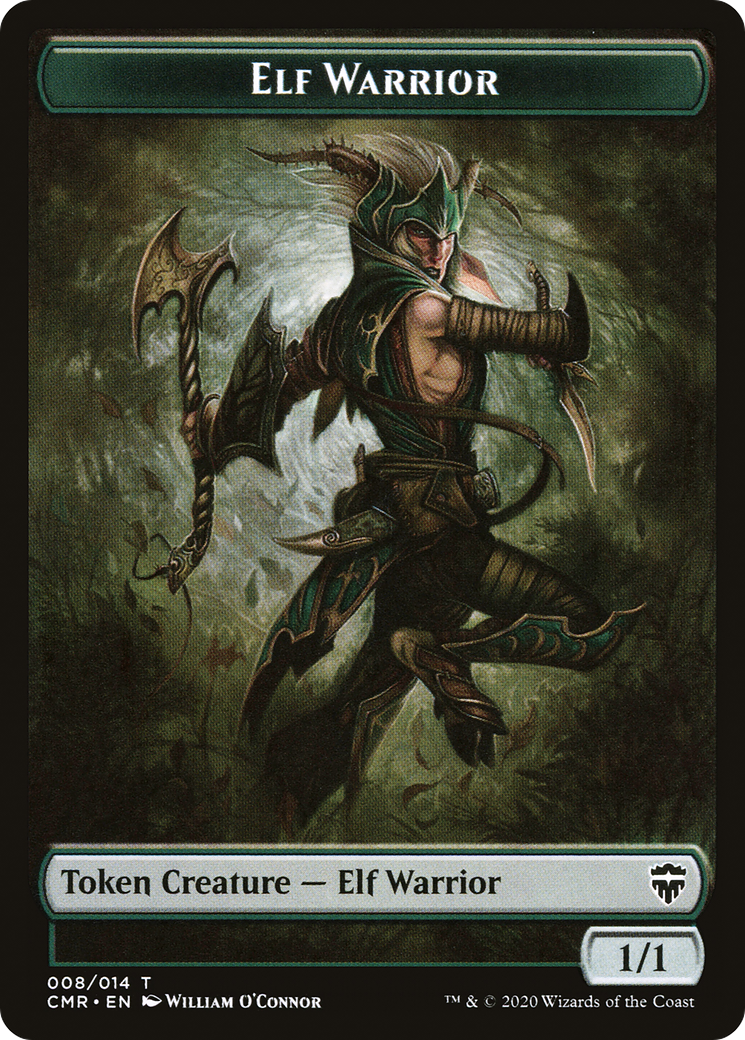 Elf Warrior Token (CMR-008) - Commander Legends Tokens