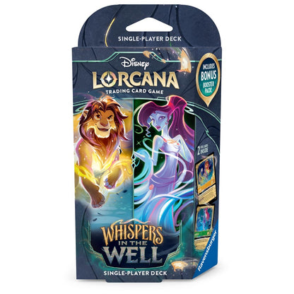 Disney Lorcana Set 10 : Whispers in the Well - Single Player Deck (Preorder)