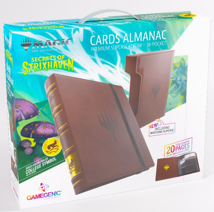 Gamegenic Magic The Gathering Secrets of Strixhaven Cards Almanac Premium Slipcase Album 18-Pocket