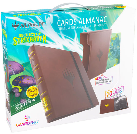 Gamegenic Magic The Gathering Secrets of Strixhaven Cards Almanac Premium Slipcase Album 18-Pocket