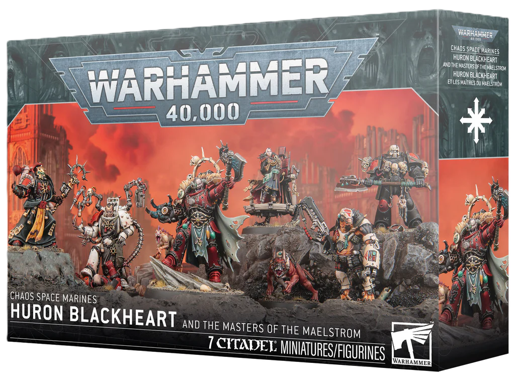 Warhammer 40K Chaos Space Marines Huron Blackheart & Masters Of The Maelstrom 43-110
