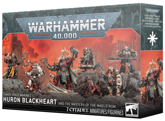 Warhammer 40K Chaos Space Marines Huron Blackheart & Masters Of The Maelstrom 43-110