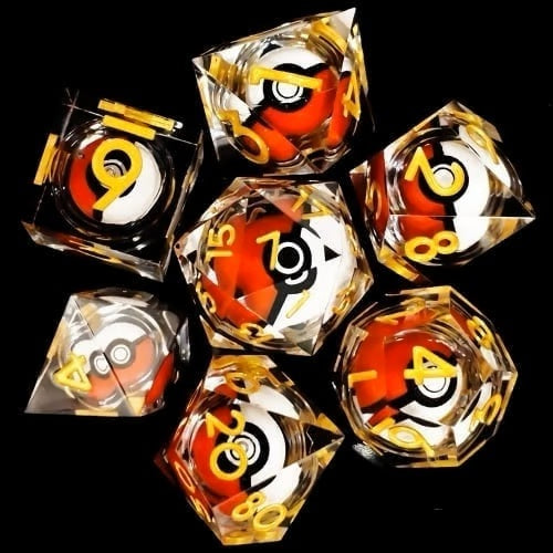 Pokeball - Moving Core Dice Set