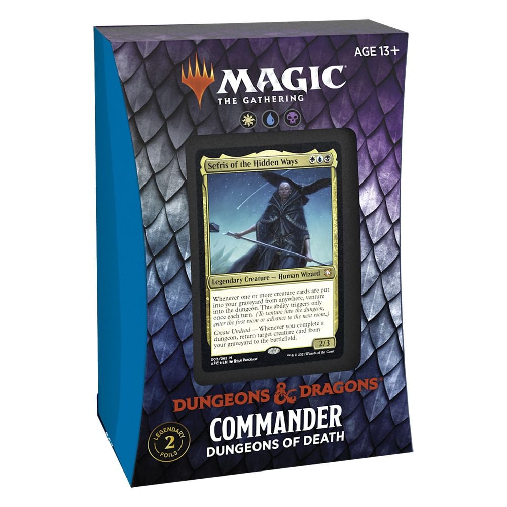 Magic the Gathering Adventures in the Forgotten Realms Dungeons of Death Commander Deck