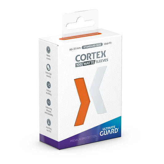Ultimate Guard Cortex Sleeves Standard Size Orange Matte (100)