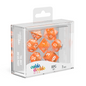 Oakie Doakie Dice RPG 7 Dice Set Translucent Orange