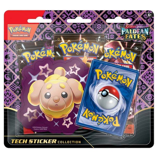 Pokemon TCG Paldean Fates 4.5 Tech Sticker Blister