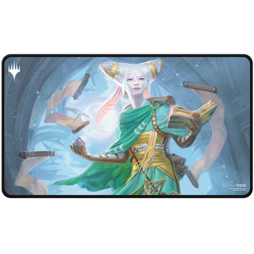 ULTRA PRO Magic: The Gathering - PLAYMAT-  Innistrad Remastered Tamiyo Black Stitched Playmat