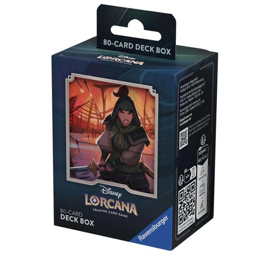 Disney Lorcana Set 2 : Rise of the Floodborn Mulan Deck Box
