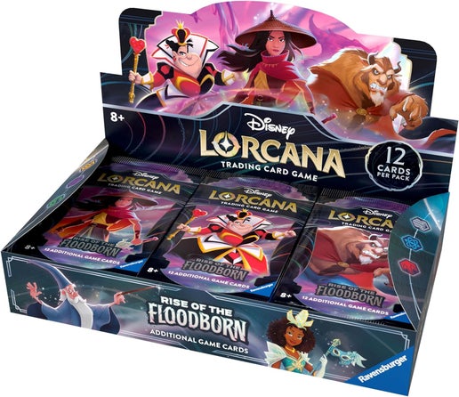 Disney Lorcana Set 2 : Rise of The Floodborn TCG Booster Pack Display