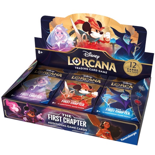 Disney Lorcana Set 1 : The First Chapter TCG Booster Pack Display