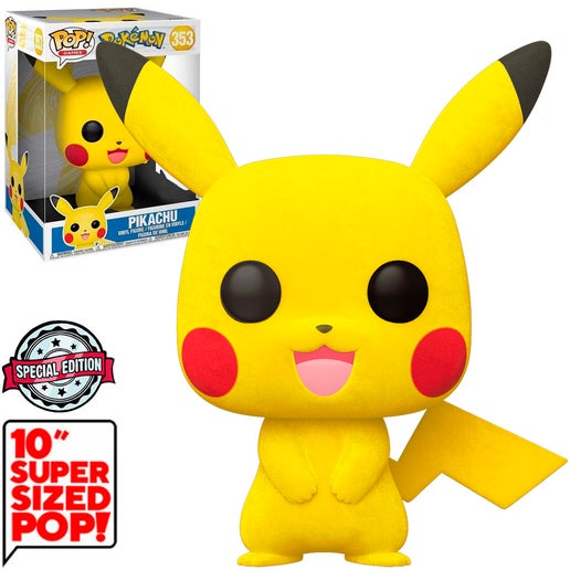Pokemon - Pikachu Super Sized 10" #353 Pop Vinyl Figure