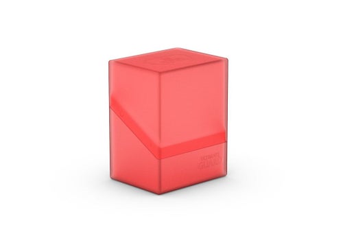 Ultimate Guard Boulder Deck Case 100+ Standard Size Ruby Deck Box