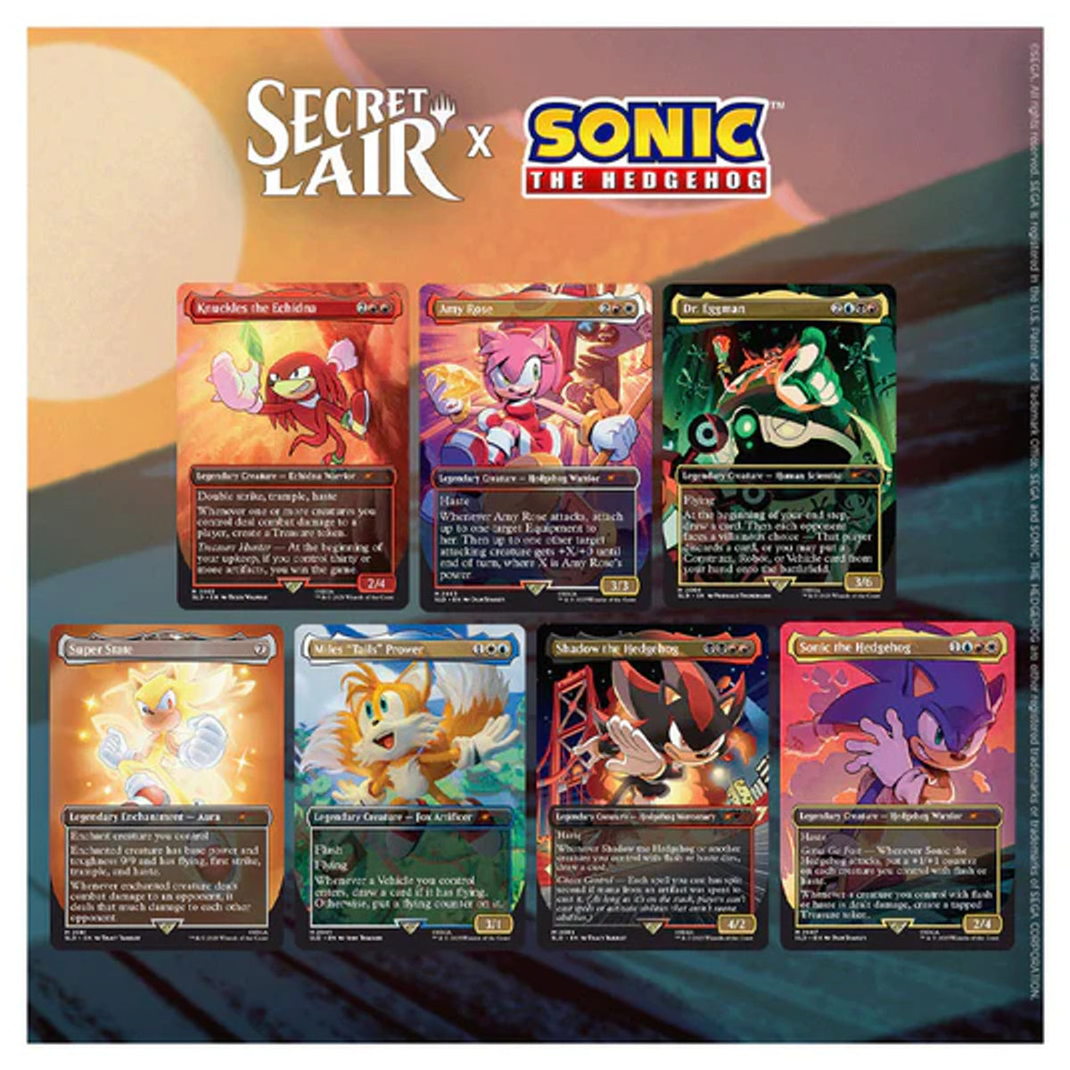 Magic Secret Lair x Sonic:  Friends and Foes Regular Edition