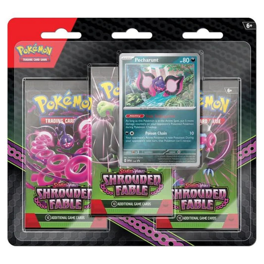 Pokemon TCG Shrouded Fable 6.5 3 Pack Blister
