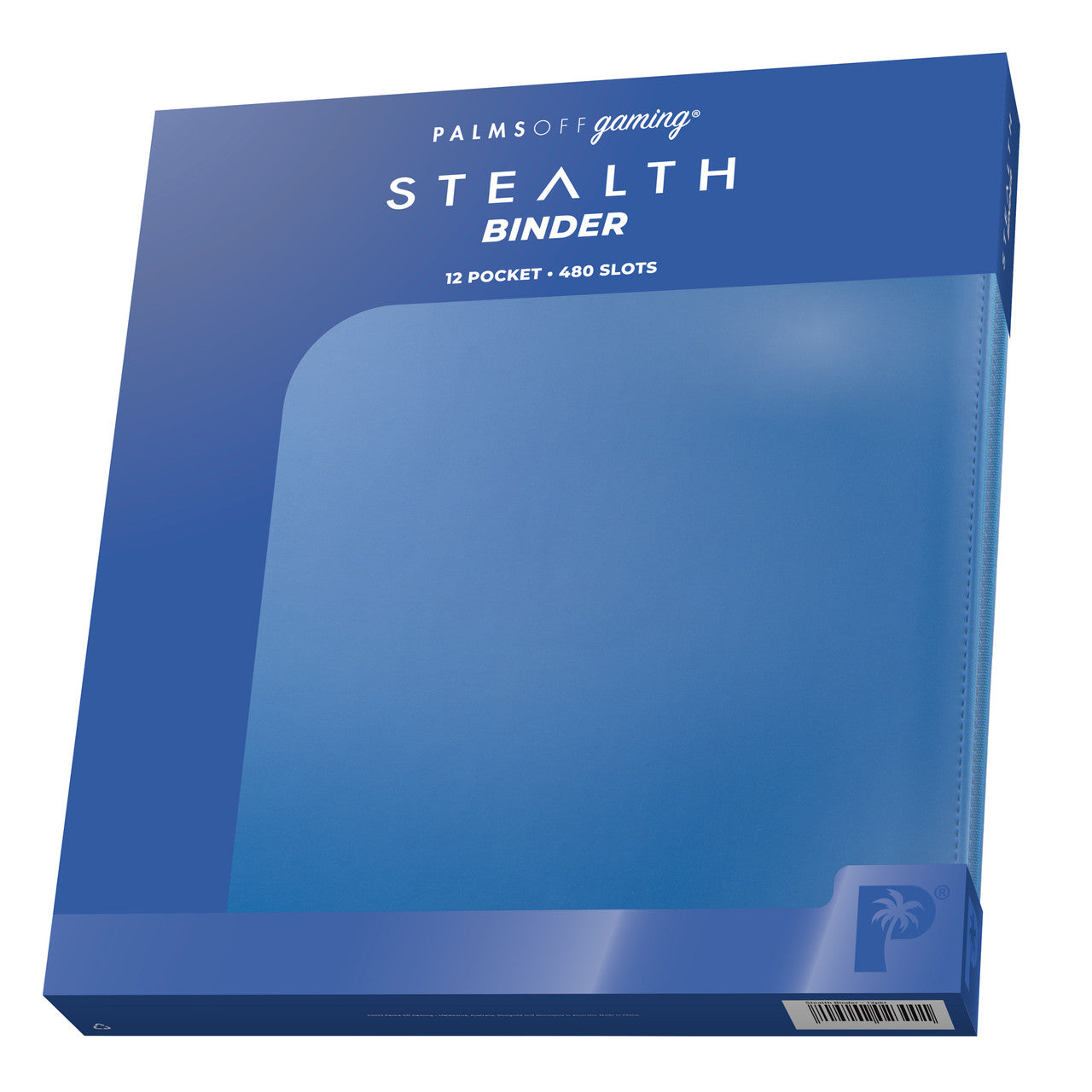 Palms Off Stealth Series 12 Pocket Zip Trading Card Binder - BLACK