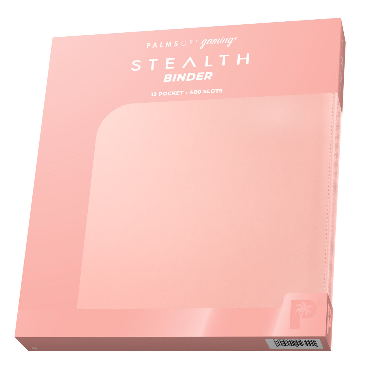 Palms Off Stealth Series 12 Pocket Zip Trading Card Binder - BLACK