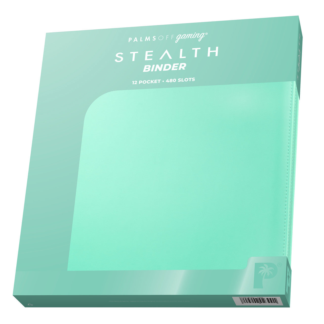 Palms Off Stealth Series 12 Pocket Zip Trading Card Binder - BLACK