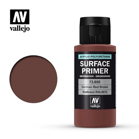 Vallejo - Surface Primer - German Red Brown 60ml