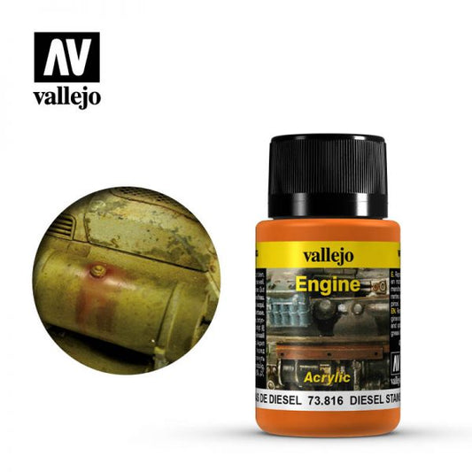 Vallejo - Weathering Effects - Diesel Stains - Engine Grime 40ml