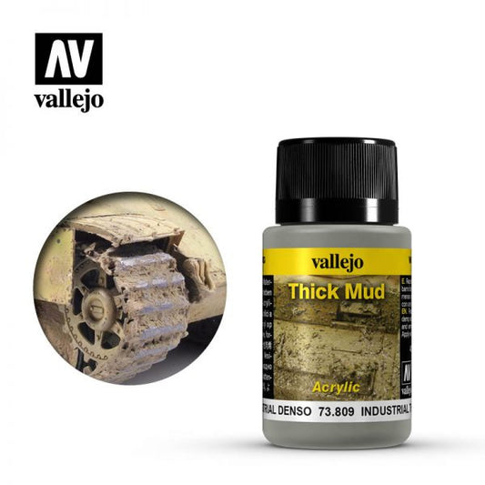 Vallejo - Weathering Effects - Thick Mud - Industrial Mud 40ml