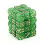 CHX 27835 Vortex 12mm d6 Green/Gold Block (36)