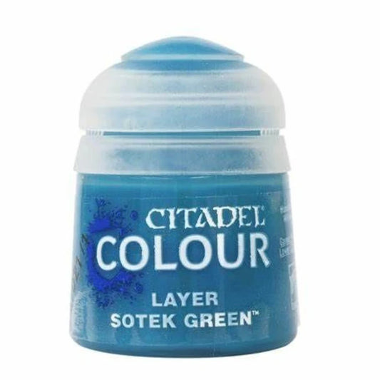 Warhammer 40k Citadel Layer Sotek Green 12ml 22-19