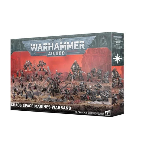 Warhammer Chaos Space Marines - Battleforce Marines Warband 71-44