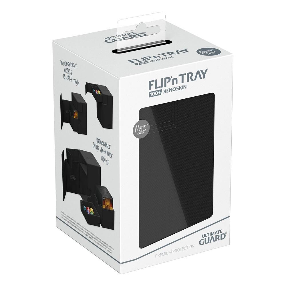 Ultimate Guard: Deck Box – XenoSkin Twin Flip´n´Tray 100+ – Black